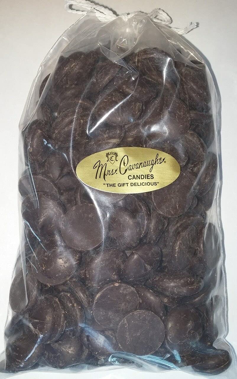 Mrs. Cavanaugh's Premium 20 lb Bulk Milk Chocolate Buttons for Baking, Candy Making & Desserts | High-Quality Baking Chocolate Chips for Cookies, Cakes & DIY Treats