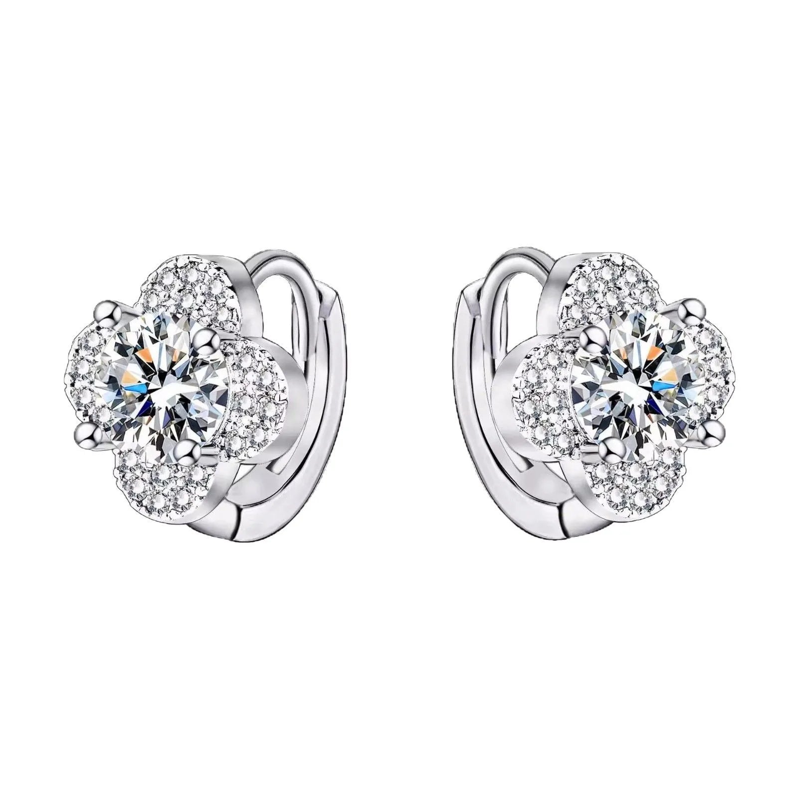 Frost Bloom Earrings - Elegant Floral Dangle Earrings for Women | Perfect for Weddings, Parties & Everyday Wear