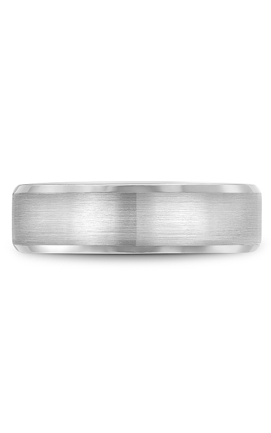 Bleu Royale Men's Wedding Band RYL 023W65 - 14K White Gold Classic Ring for Grooms & Engagement - Perfect for Weddings, Anniversaries & Special Occasions