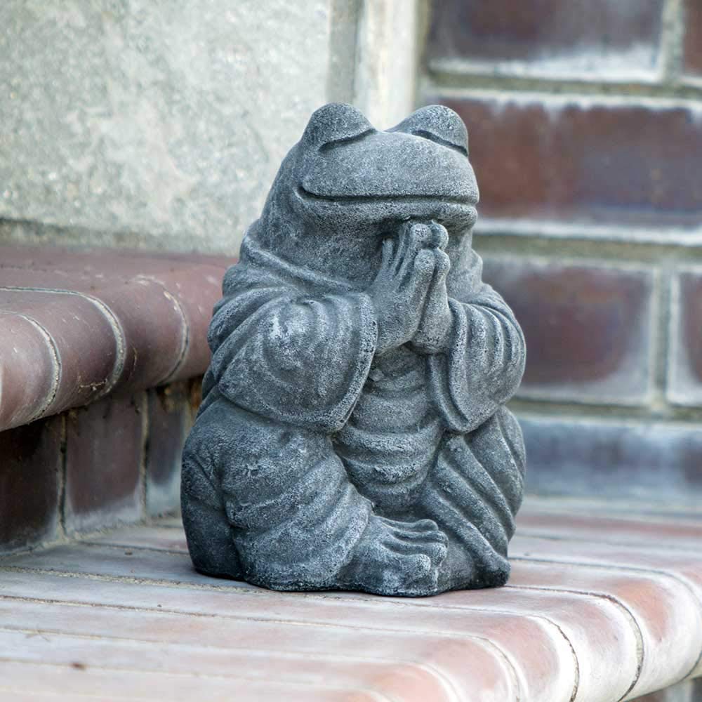 Meditating Frog Garden Statue - Outdoor Zen Decor for Relaxing Spaces