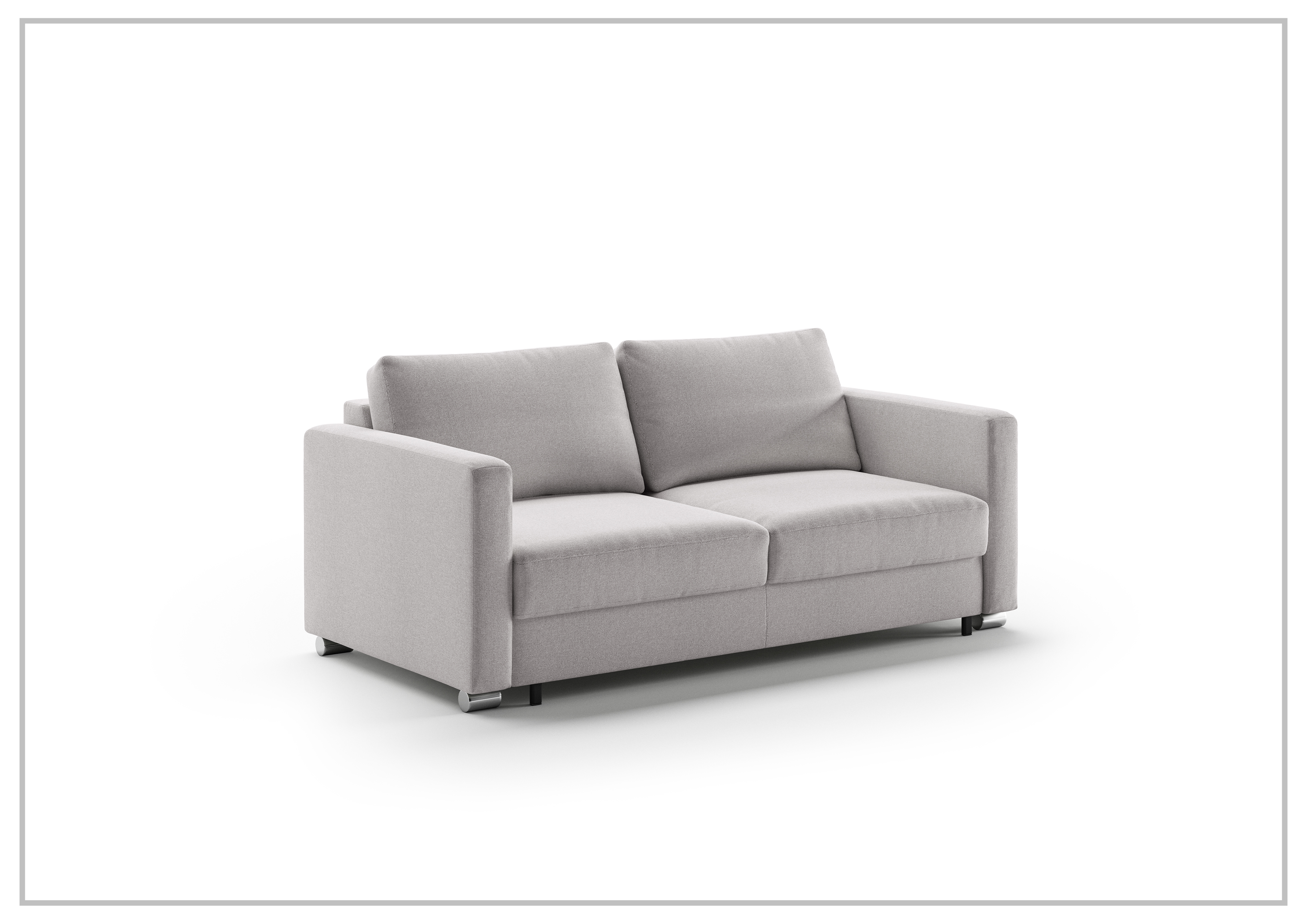Luonto Fantasy Queen Fabric Sleeper Sofa with Gas Springs - Convertible Bed Couch for Small Spaces, Living Room, Guest Room & Apartment