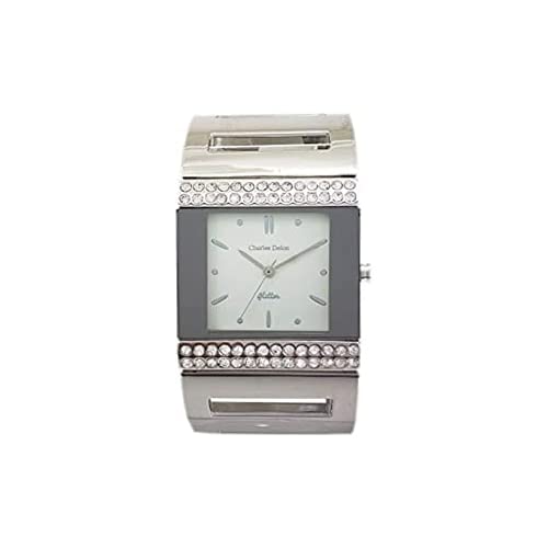 Charles Delon Women's Watch 4979 LPWW - Silver Stainless Steel Quartz Analog Wristwatch for Women | Elegant Timepiece for Office, Party & Everyday Wear