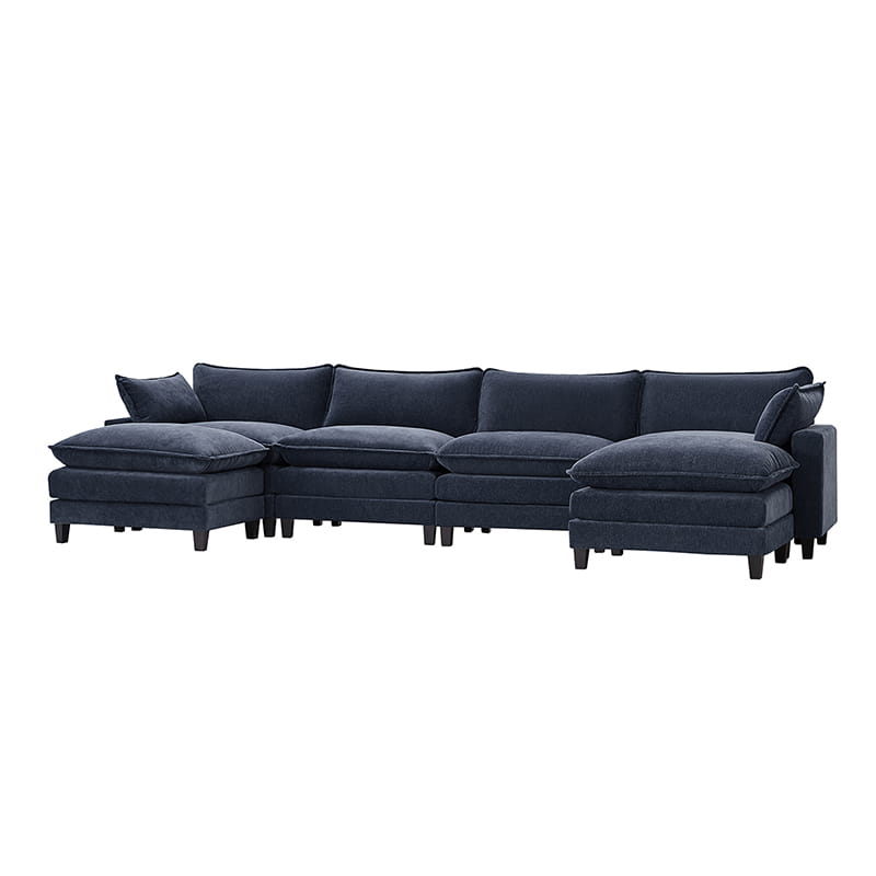 Aichele Sectional Sleeper Sofa with Triple Layer Cushions - Convertible L-Shaped Sofa Bed for Small Spaces, Comfortable Guest Bed & Living Room Furniture - Perfect for Apartments, Dorms and Home Theater Rooms