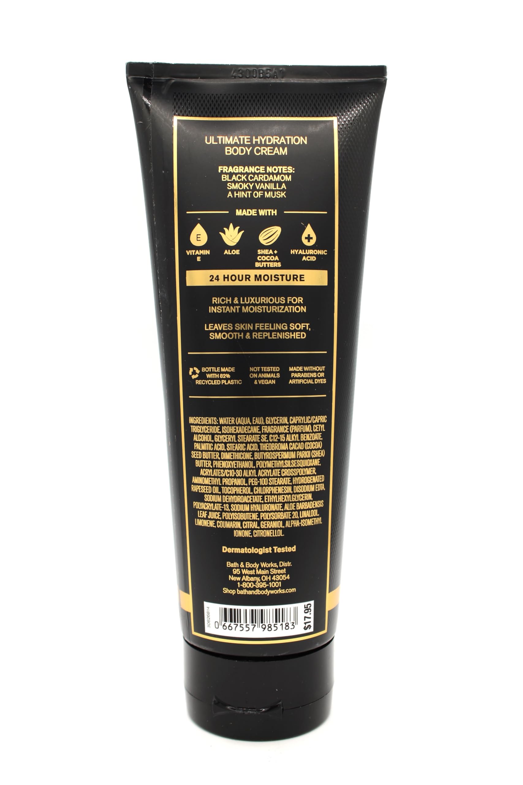 **Noir BBW Bath & Body Ultimate Hydration Body Cream for Men – 8 oz | Deep Moisturizing Lotion for Dry Skin, Post-Shave Care & Daily Hydration**    *(Use for intense hydration, soothing razor burn, and keeping skin soft all day.)*