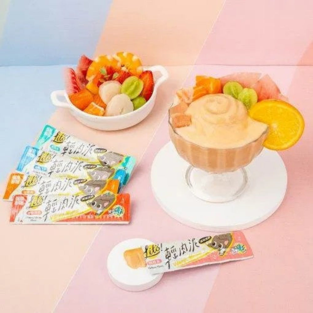 Vitamin C Enriched Stripped Chicken in Broth Mousse for Dogs & Cats - Perfect for Senior Pets & Post-Surgery Recovery