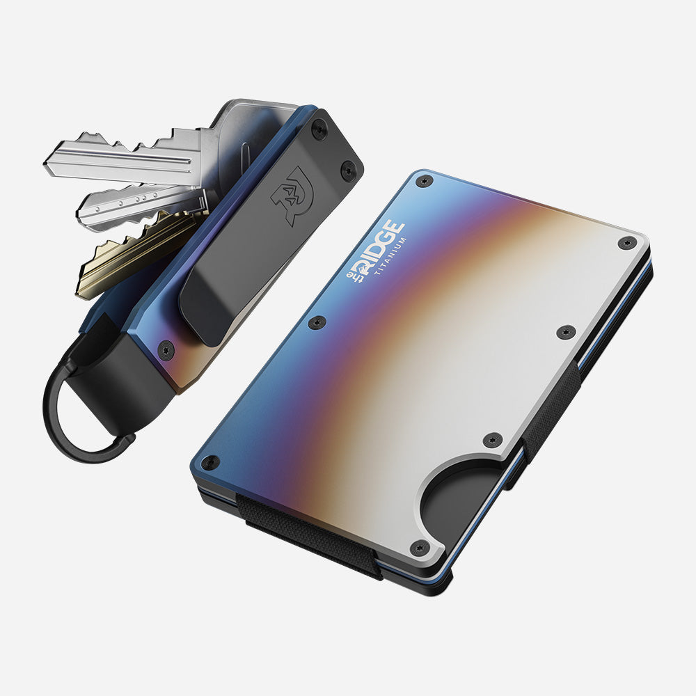 Premium Burnt Titanium Daily Driver Kit - Durable & Stylish EDC Essentials for Work, Travel & Outdoor Adventures