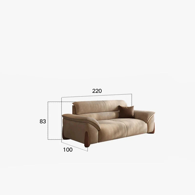 Premium Leather Pouf Ottoman - Modern Footrest & Extra Seating for Living Room, Bedroom, or Nursery - Soft & Durable Home Decor Accent