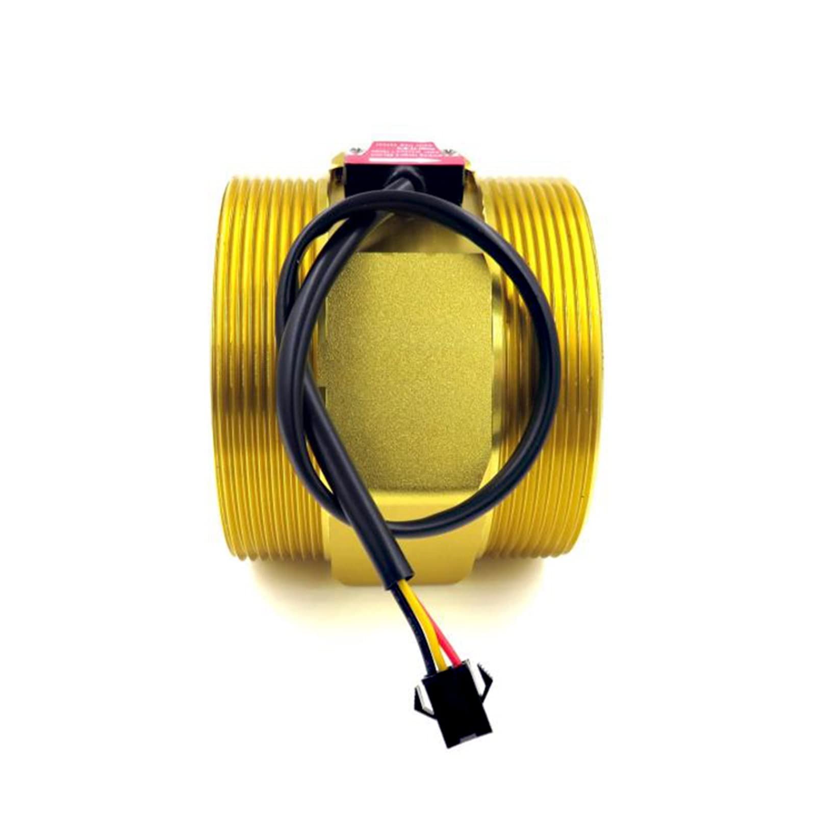 1Pcs 3 in Brass Water Flow Sensor - Hall Effect Flowmeter with Digital Output for Liquid Control | Perfect for Home Automation, Irrigation Systems & Industrial Applications