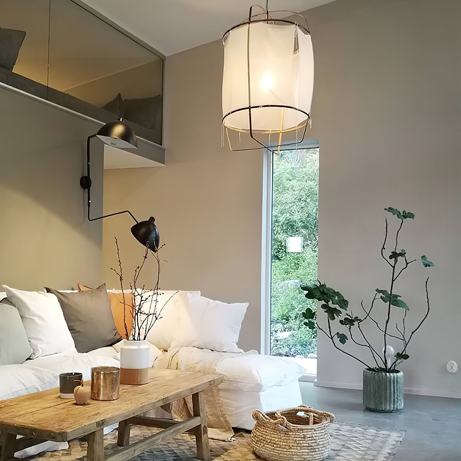 Modern LED Pendant Light with Adjustable Height - Dimmable Hanging Light Fixture for Kitchen Island, Dining Room, and Bedroom Decor
