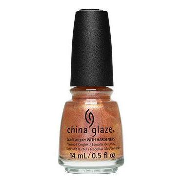 China Glaze Better Late Than Nectar Nail Polish - 0.5 oz Bottle #84624 - Long Lasting Peach Nude Shade for Manicures & Pedicures