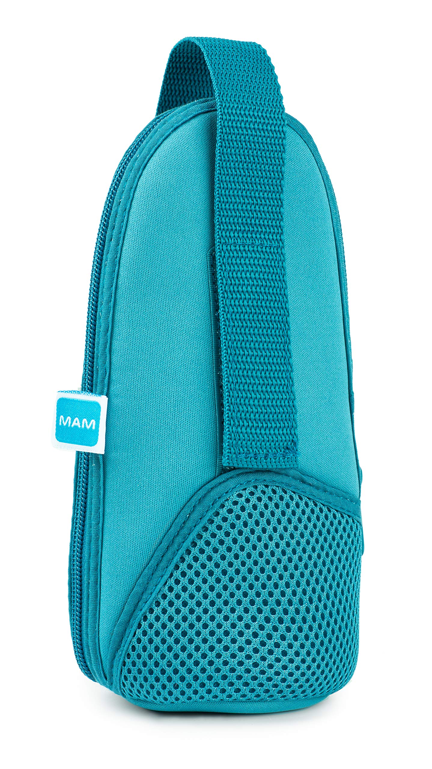 **MAM Insulated Cooler Bag - Keeps Drinks Cold & Hot for Hours, Reusable Thermal Lunch Bag for Bottles, Picnics, Beach & Outdoor Activities - Blue**
