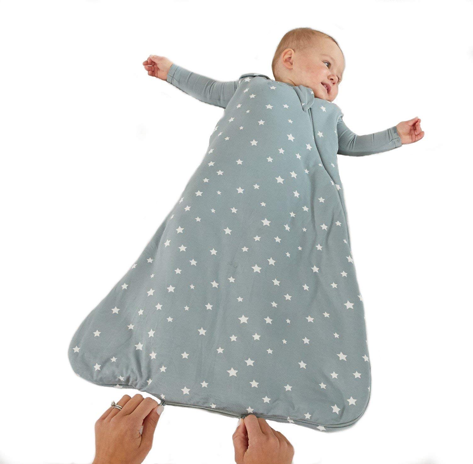 GUNAMUNA Unisex Baby Sleep Sack - 2.6 TOG Warm Infant Sleeping Bag with Easy Diaper Changing Zipper for Newborns & Toddlers | Perfect for Nighttime Sleep, Naptime & Daycare Use