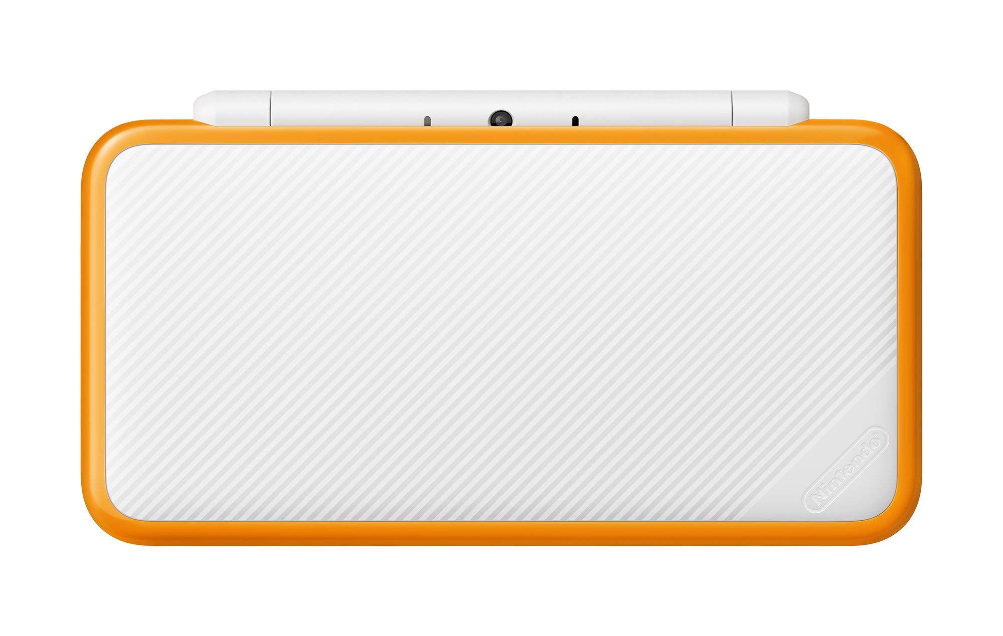 Refurbished Nintendo New 2DS XL Handheld Console - White & Orange Edition | Portable Gaming System for Kids & Adults | Perfect for Travel, Commuting & Home Entertainment