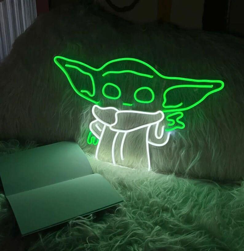 Custom Anime LED Neon Sign - Japanese Cartoon Design for Game Room & Bedroom Decor - 16 Inch Wall Art Light for Arcade, Christmas, and Party Scenes