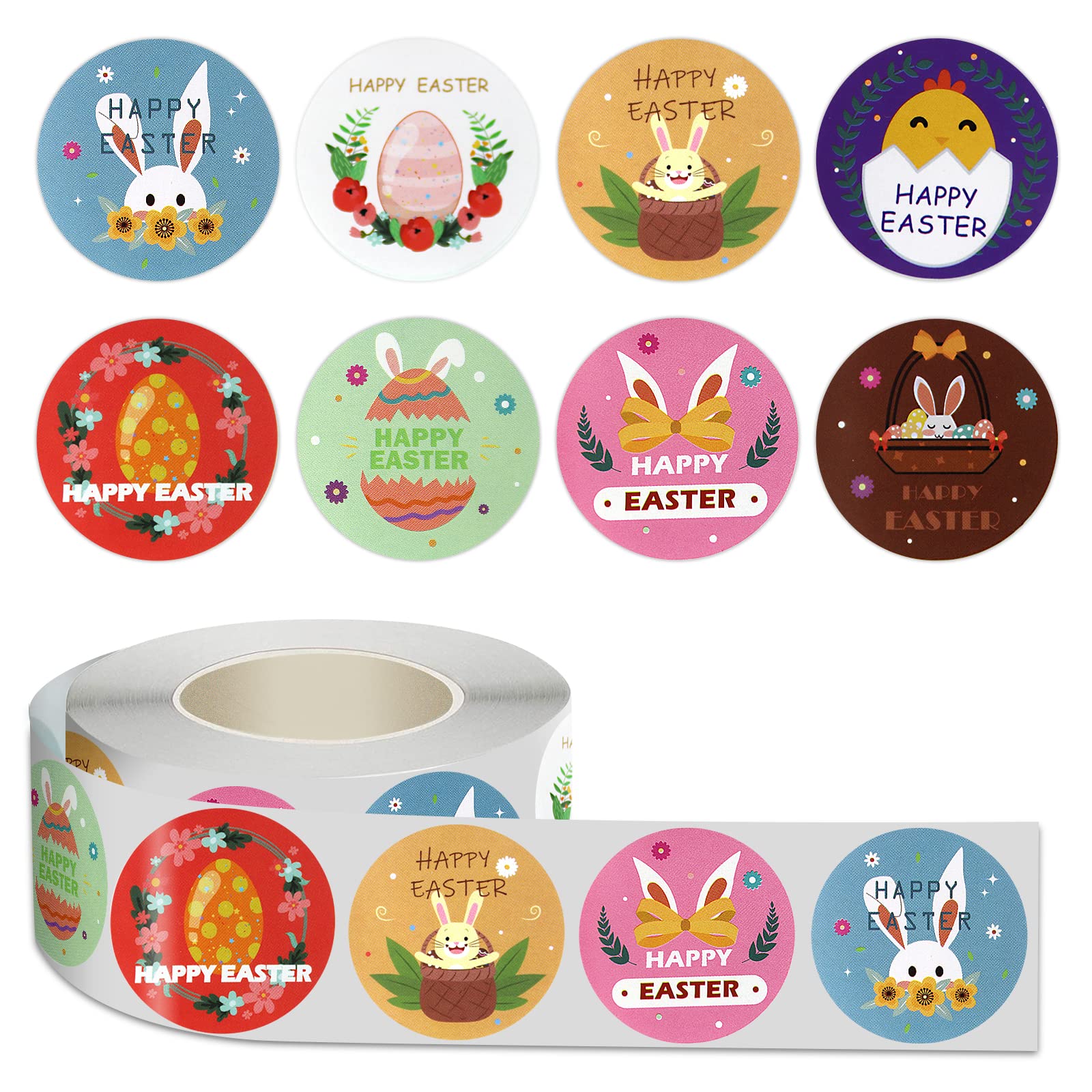 500pcs Easter Stickers for Kids & Adults - 1.5