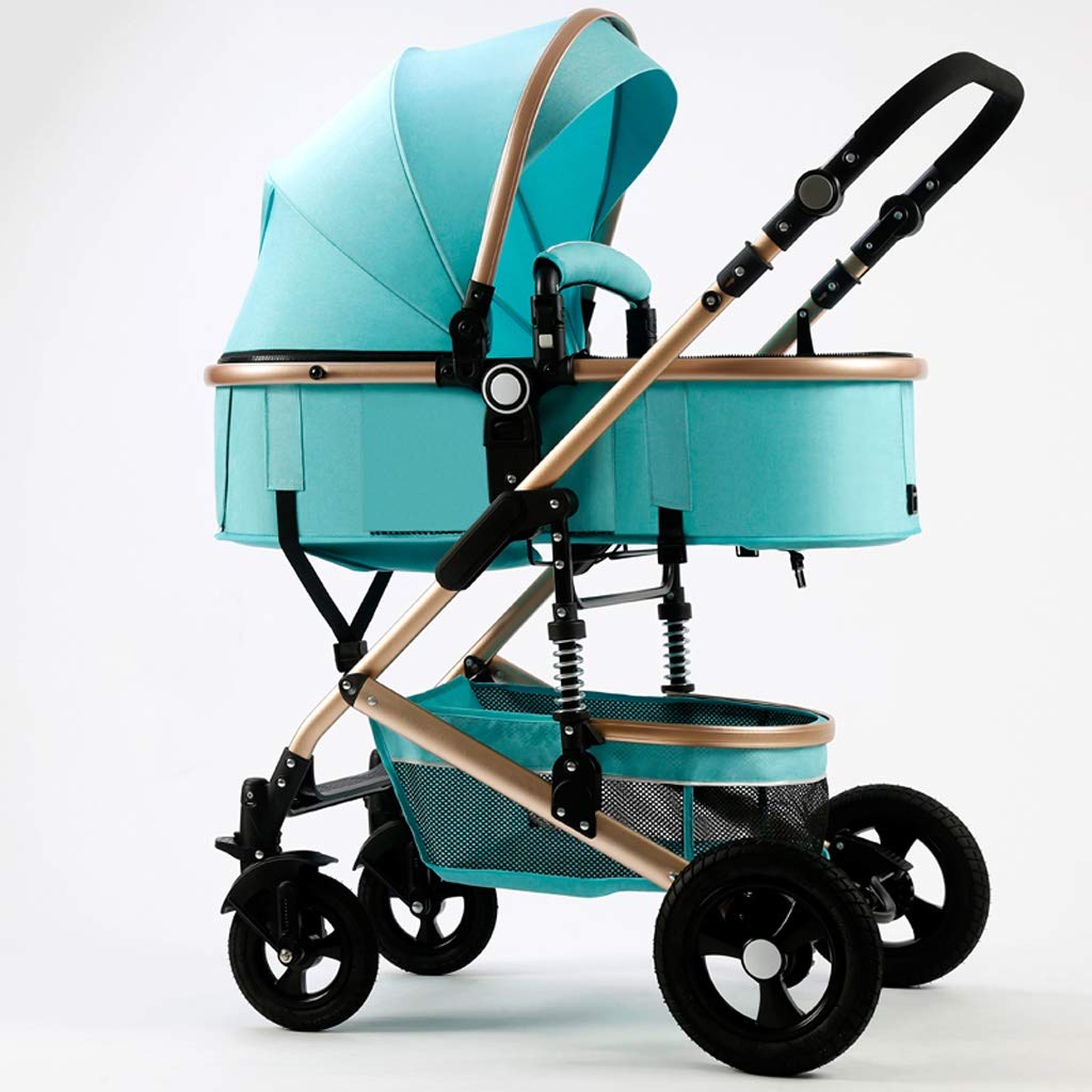 JIAX Lightweight Baby Stroller Travel System - Modular Pram Carriage with Easy Infant Car Seat Transfer, Oversized Storage Basket | Perfect for Newborns, Toddlers & Traveling Families (Style 7)