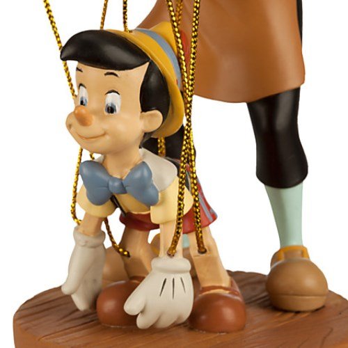 Disney Pinocchio and Geppetto Sketchbook Ornament - Collectible Christmas Tree Decor - 2015 Limited Edition - Perfect for Holiday Gifts and Disney Fans