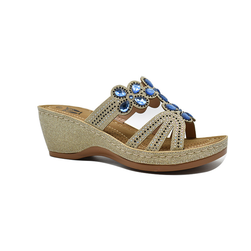 Women's Comfortable Brooklyn Wedge Sandal - Stylish Summer Casual Shoes for Walking, Travel & Beach Outfits