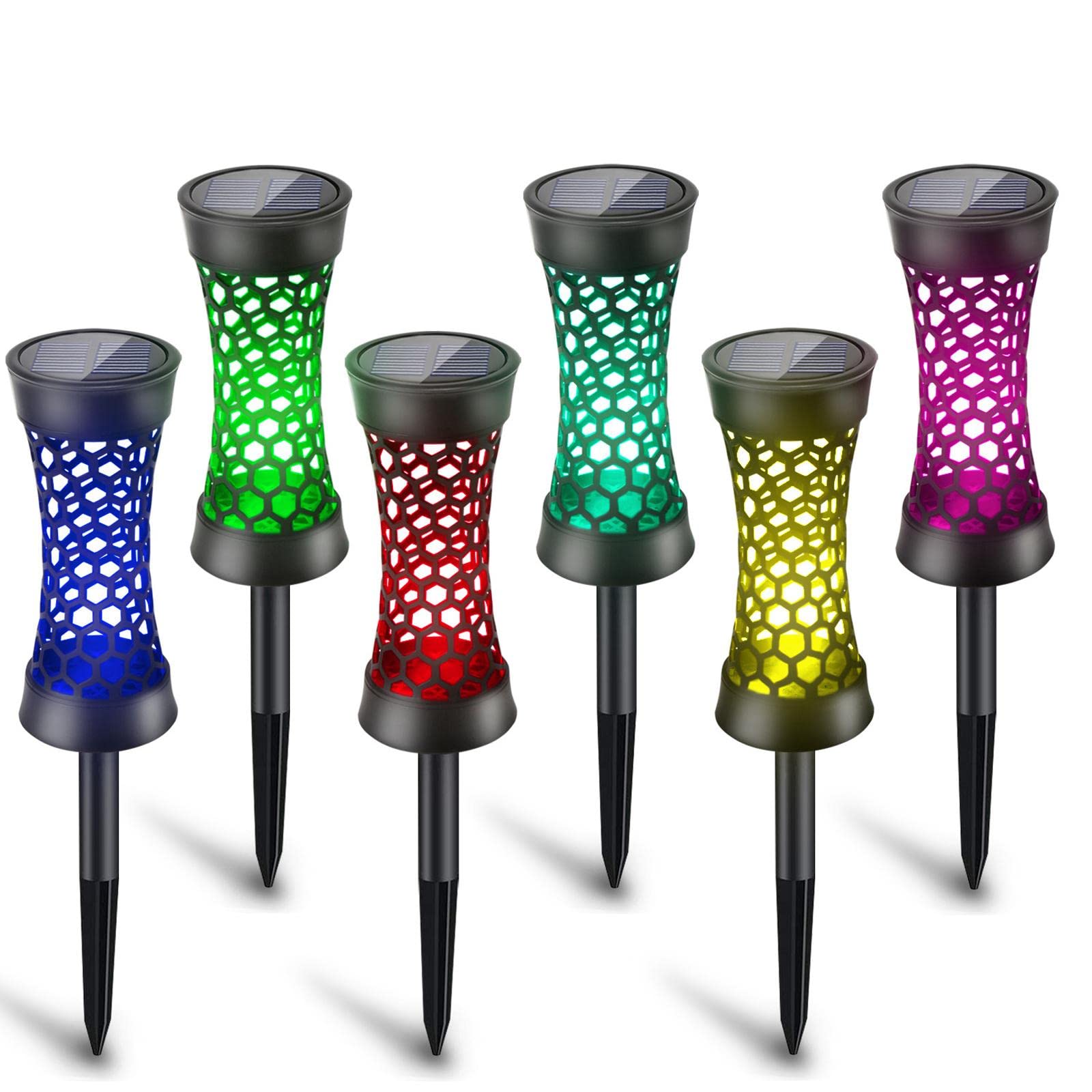 Solar Pathway Lights Outdoor - Wireless LED Solar Garden Lights for Walkway, Yard & Landscape - Waterproof Solar Powered Decorative Lighting for Garden, Patio & Driveway - Perfect for Evening Ambiance & Safety