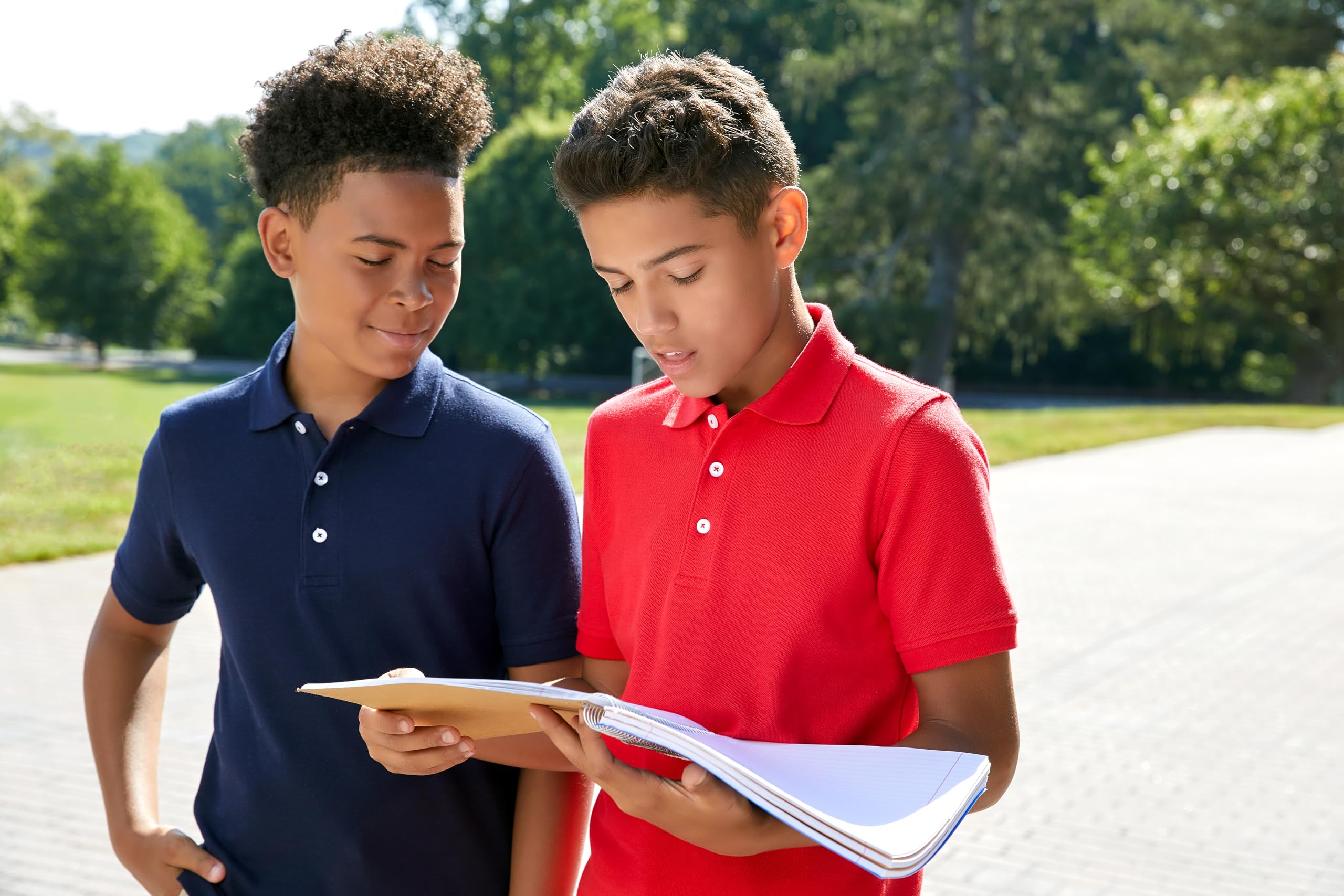 French Toast Boys' Short Sleeve Pique Polo Uniform Shirt - Standard & Husky Sizes | Comfortable School Uniform for Boys | Perfect for School, Church & Special Occasions