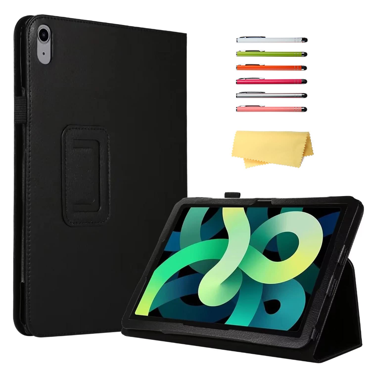 Premium Shockproof PU Leather Case for Apple iPad 10th Generation 10.9 Inch (2022) - Auto Sleep/Wake Folio Cover with Pencil Holder & Adjustable Kickstand | Perfect for Work, Study, and Travel Protection