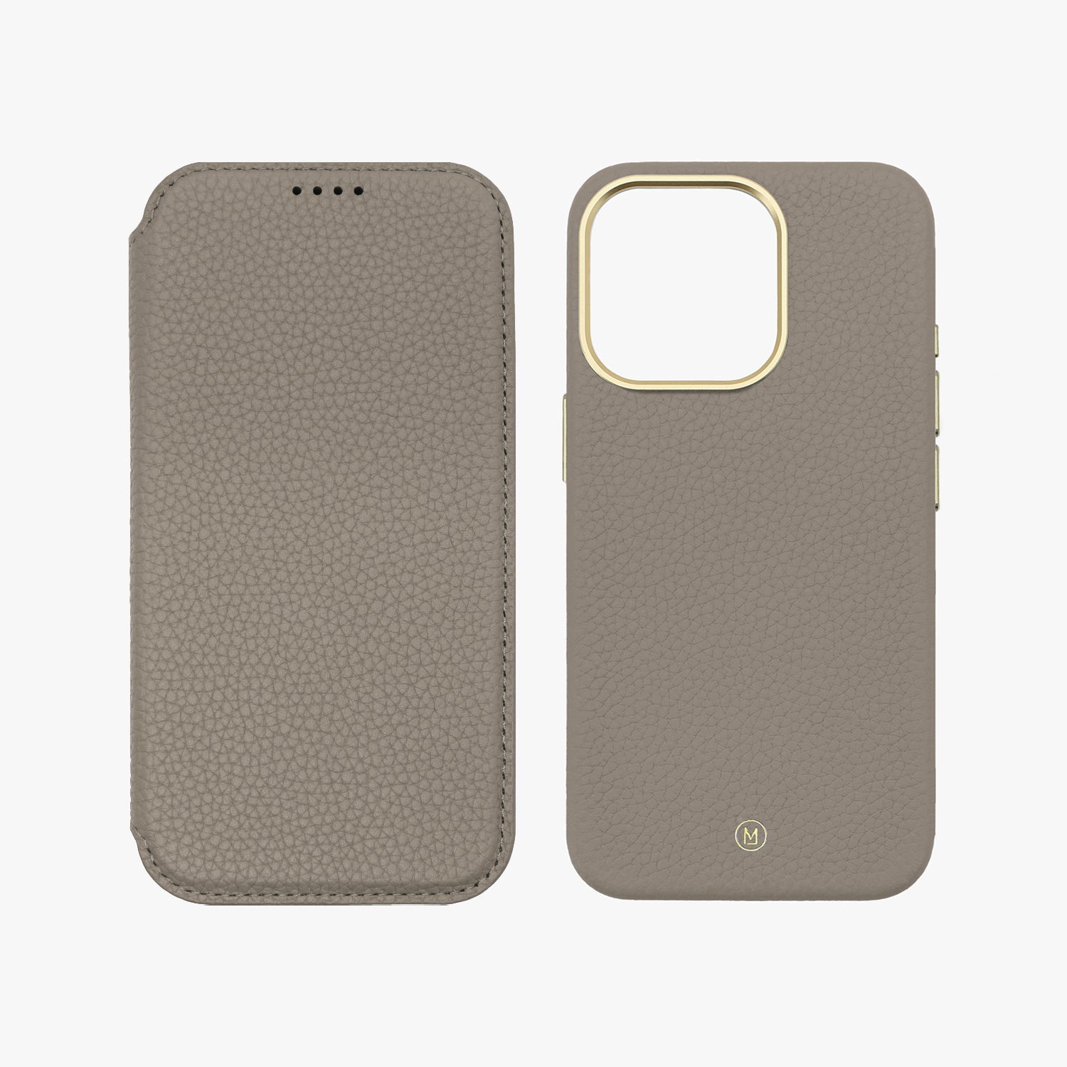 Premium Genuine Leather iPhone 15 Pro Max Case with MagSafe - Slim Flip Cover Wallet Case for Daily Protection & Wireless Charging | Perfect for Work, Travel & Everyday Use