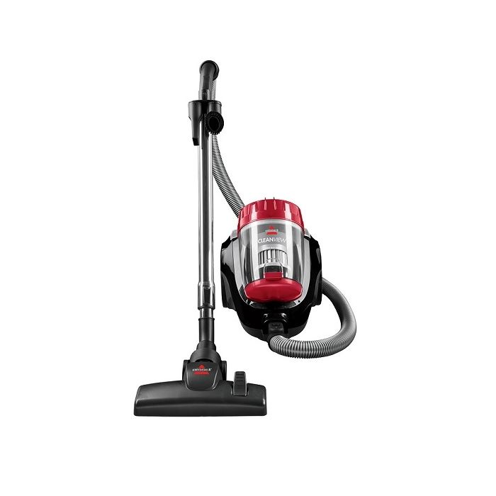 Bissell 1994K Corded Clean View Multi Cyclonic Vacuum Cleaner - Powerful Suction, Lightweight Design for Pet Hair & Hard Floors - Ideal for Home, Office & Car Cleaning (Red)