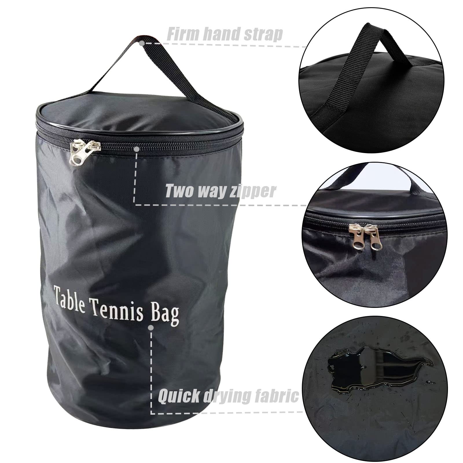 Portable Tennis Ball Bag with 45-Capacity Storage - Durable Tennis Ball Basket for Training, Baseball, Table Tennis & Pickleball | Perfect for Court Practice, Gym Sessions & Outdoor Sports