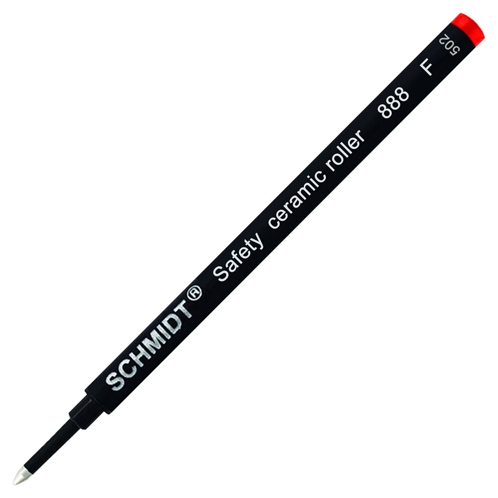 Schmidt 888 Red Fine Rollerball Pen Refills - Premium Smooth Writing Ink Cartridges for Journals, Planners & Office Use