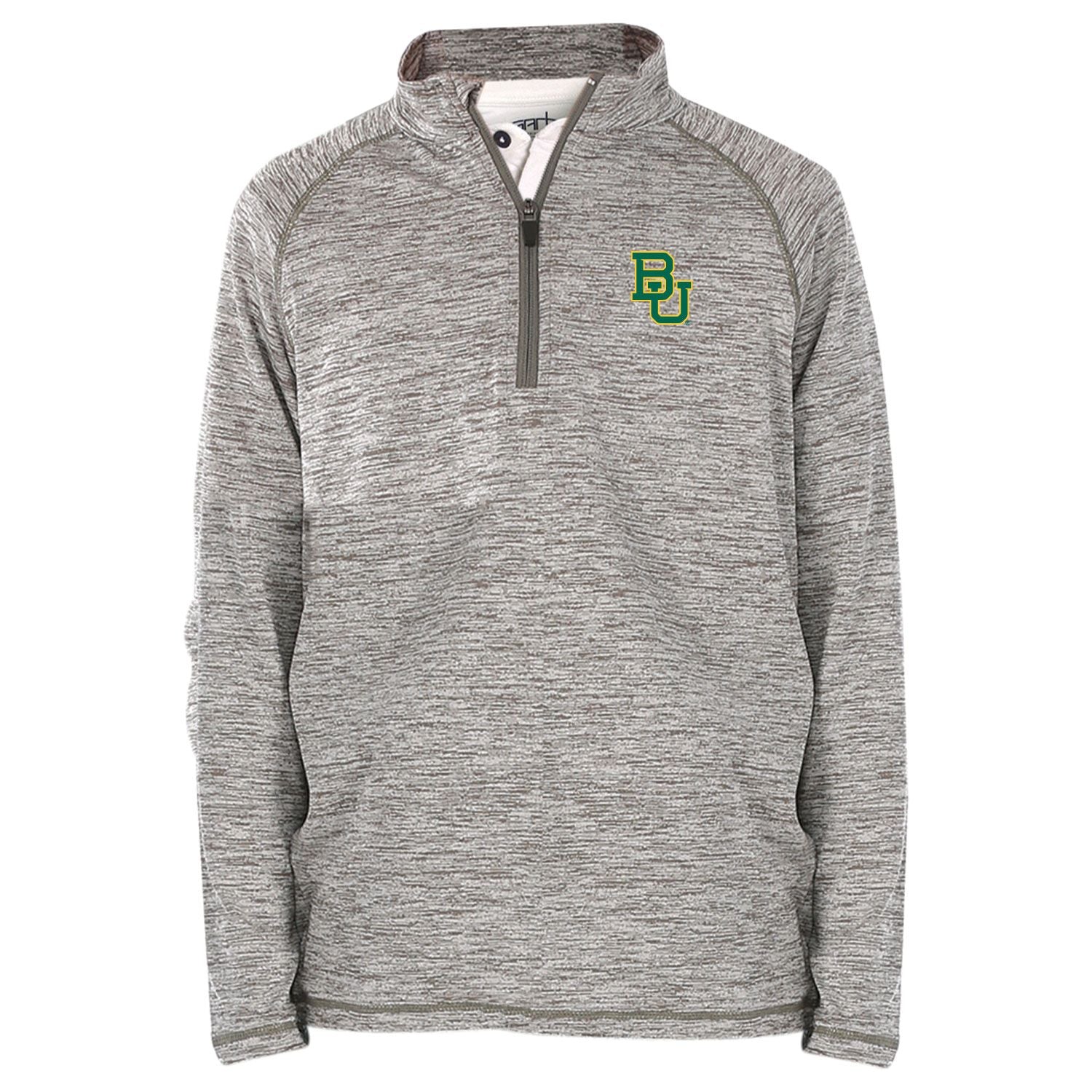 Baylor Bears Youth Boys' 1/4 Zip Pullover Jacket - Comfortable & Stylish Quarter-Zip Sweatshirt for Kids - Perfect for School, Sports & Outdoor Activities