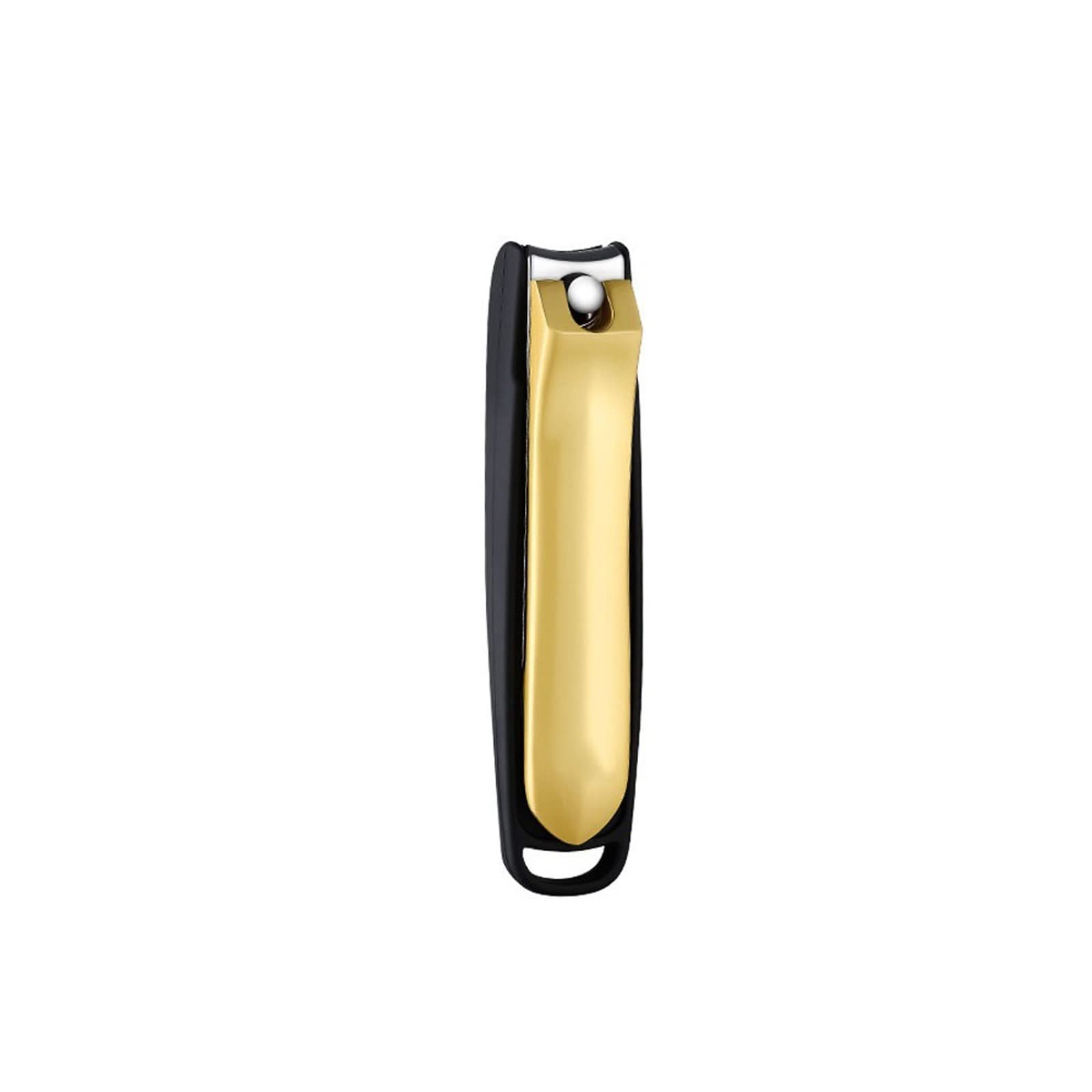 QYTECzjd Stainless Steel Toe Nail Clippers - 4 Color Options with Anti-Splash Design & Hanging Hole - Durable Manicure Pliers for Home, Travel & Pedicure (Yellow)