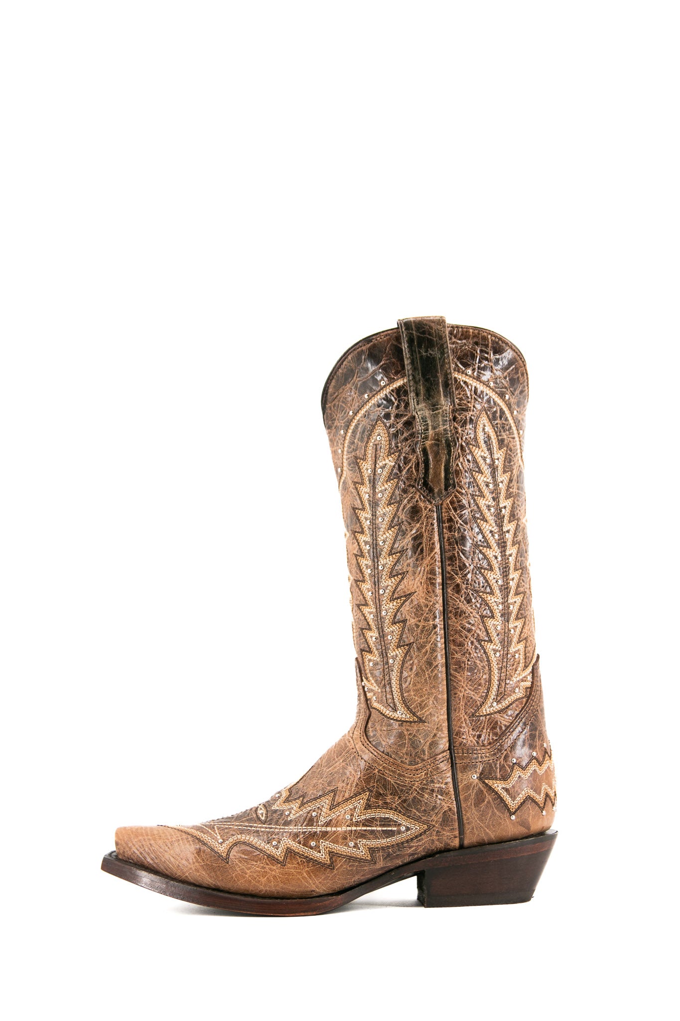 Rosario Snip Toe Cowgirl Boots - Western Style Leather Ankle Boots for Women | Perfect for Country Dancing, Rodeo Events & Fashion Outfits