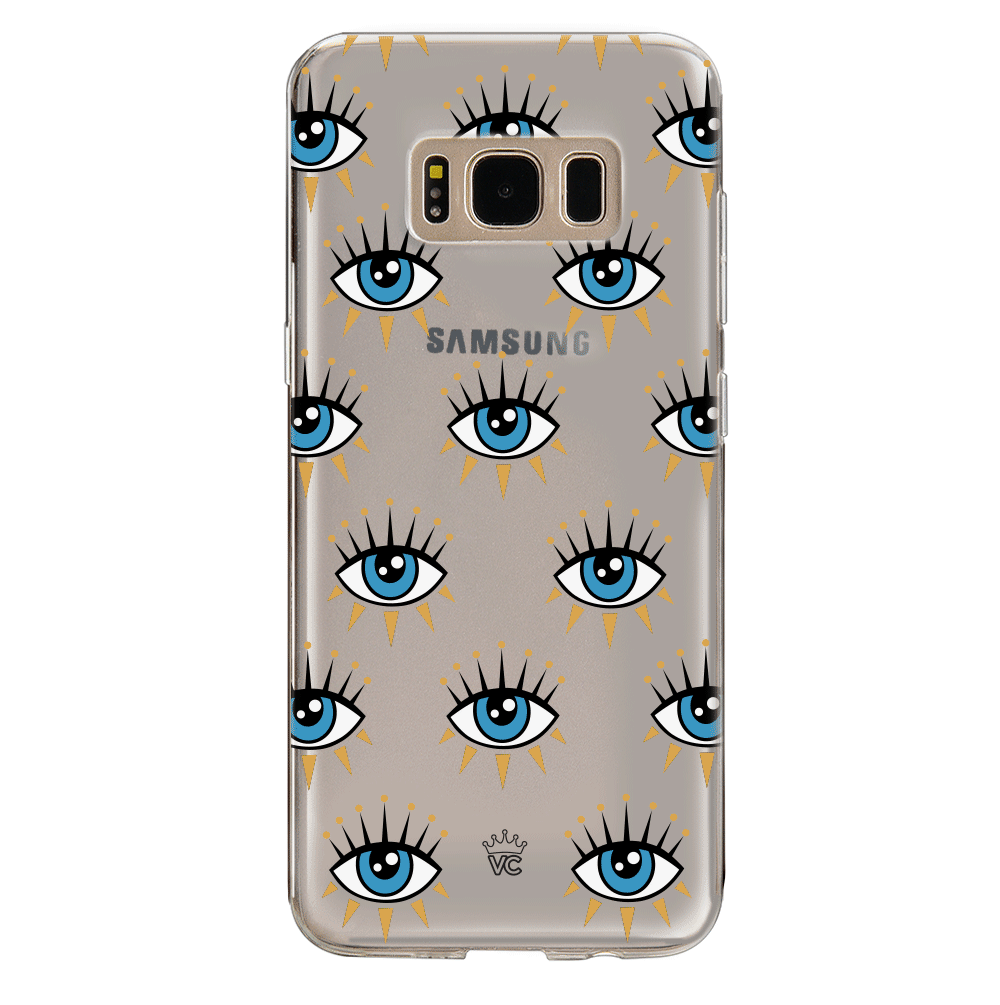 Evil Eye Protection Samsung Galaxy Phone Case - Stylish & Durable Cover for Good Luck Charm | Perfect for Travel, Daily Use & Gift Giving