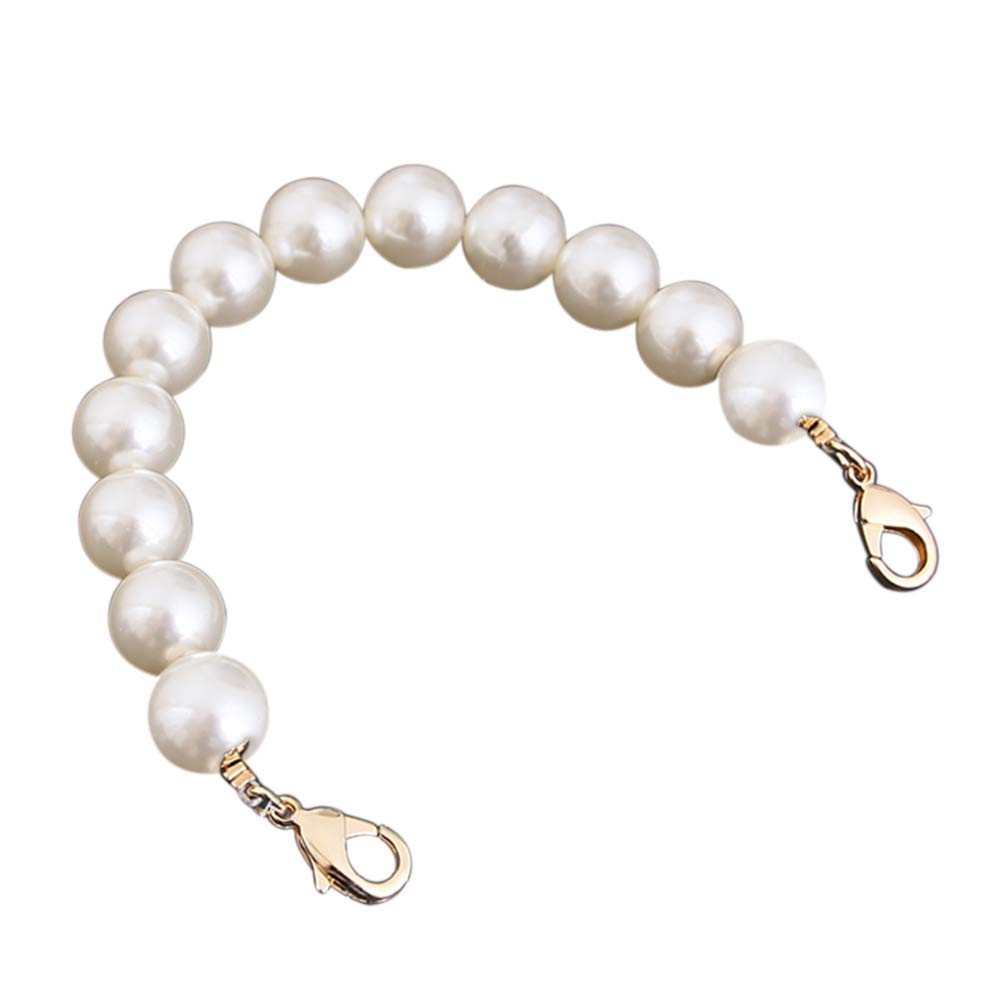 Elegant Imitation Pearl Bag Strap Replacement - 10