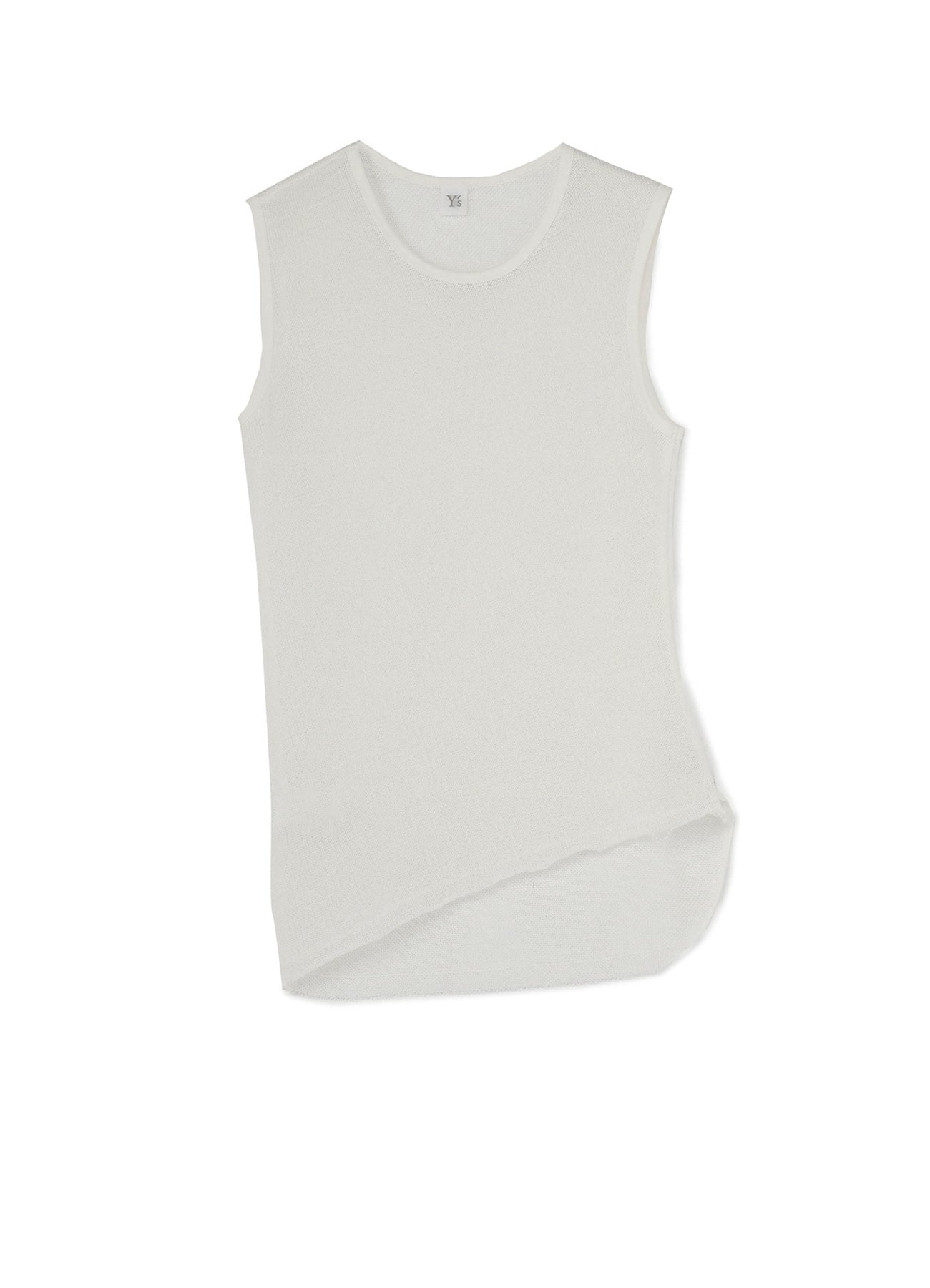 Soft Cotton Faux Linen Knit Asymmetrical Tank Top - Women's Summer Casual Wear for Beach, Travel & Everyday Outfits