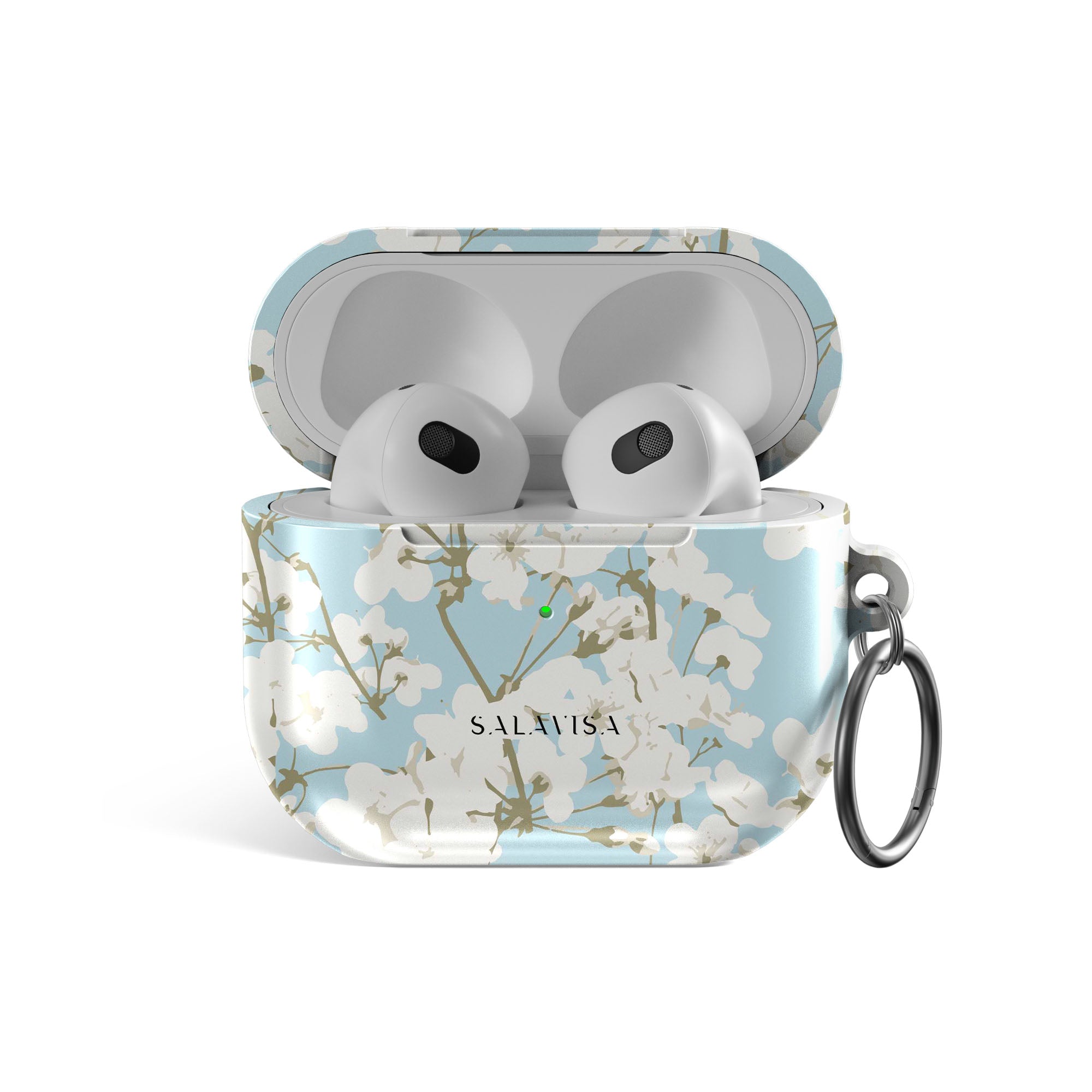 Cute Spring Apple Flower AirPods Case Cover - Protective Silicone Case for AirPods 1/2/3 & Pro - Perfect for Spring Fashion, Gifts & Daily Use