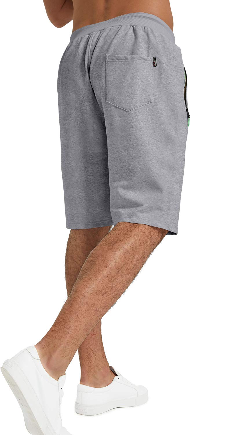 YTD Men's Casual Classic Fit Drawstring Shorts - Elastic Waist Summer Beach Shorts with Pockets | Perfect for Swimming, Vacation & Outdoor Activities