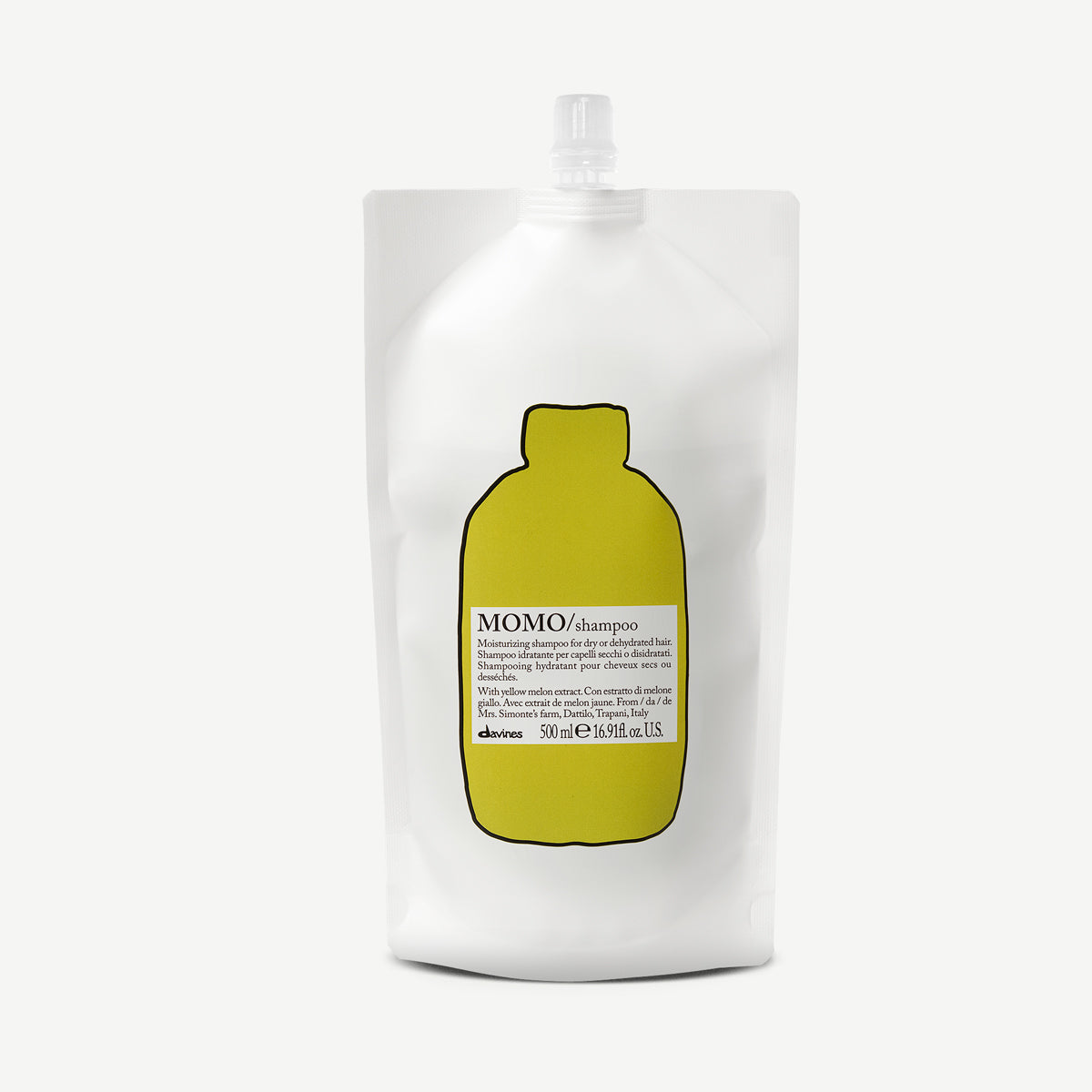 MOMO Shampoo Refill - Natural Hair Care for All Hair Types - Perfect for Home, Salon & Travel Use