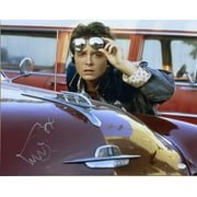 Michael J. Fox Autographed 16x20 Back to the Future Movie Memorabilia - Signed Sunglasses Photo with PSA Hologram Certificate | Perfect for Film Collectors, Sci-Fi Fans & Home Theater Decor