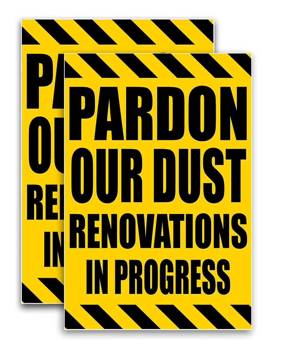 Pardon Our Dust Renovations in Progress Vinyl Decal (24