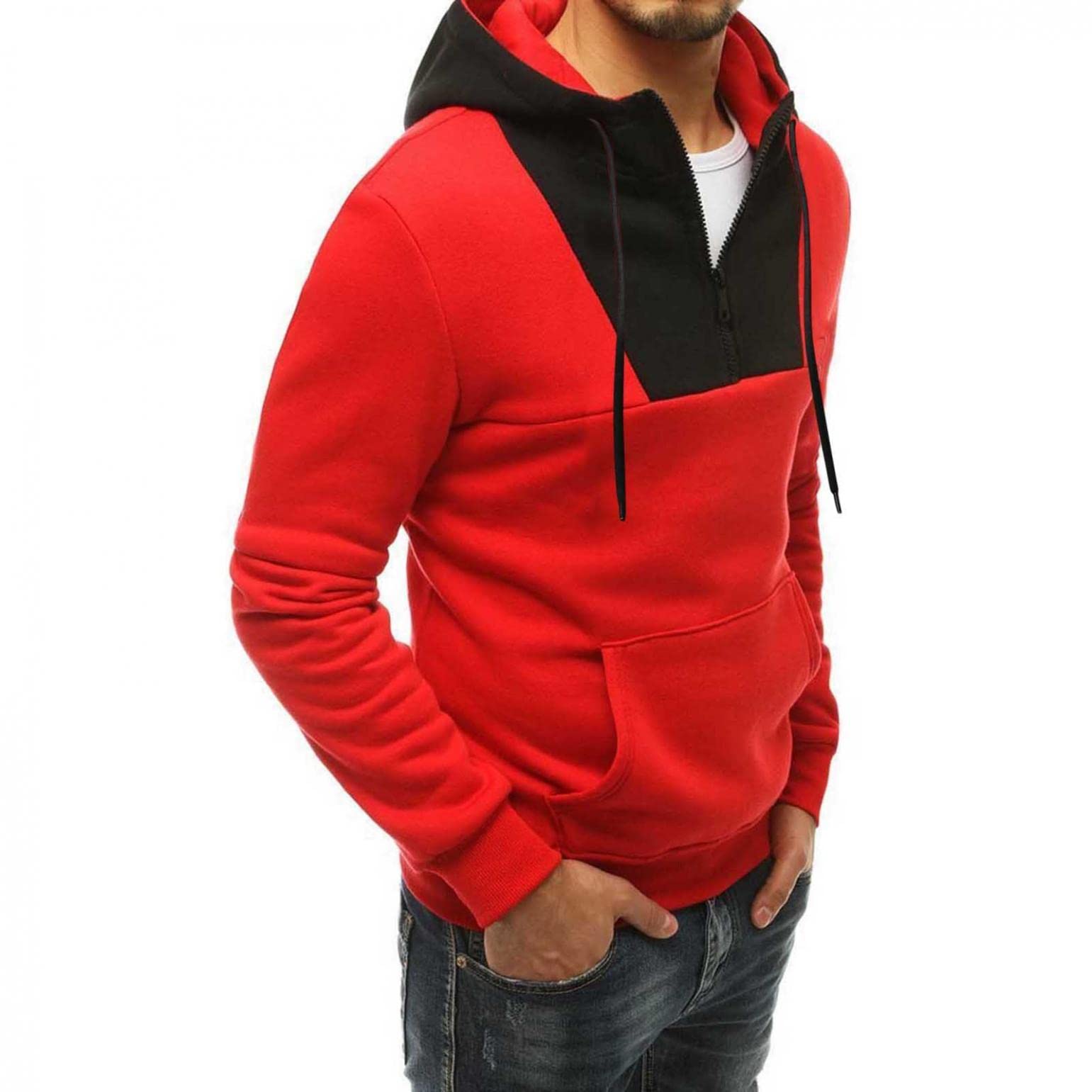 Men's Lightweight Pullover Hoodie Sweatshirt - Long Sleeve Casual T-Shirt Top with Regular Fit | Perfect for Gym, Outdoor Activities & Everyday Wear