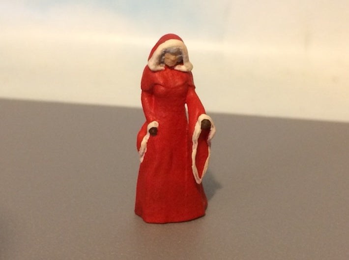 Mrs. Claus Standing Christmas Decoration - Festive Holiday Decor for Home, Office, and Party Use