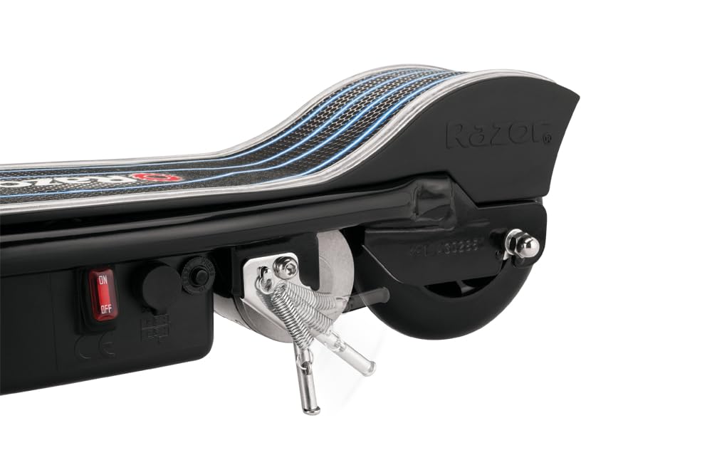 Razor E100 Electric Glow Scooter for Kids - Light Up Wheels & Deck, 8 MPH, 40 Min Ride Time - Perfect for Neighborhood Rides, Commuting to School & Outdoor Fun