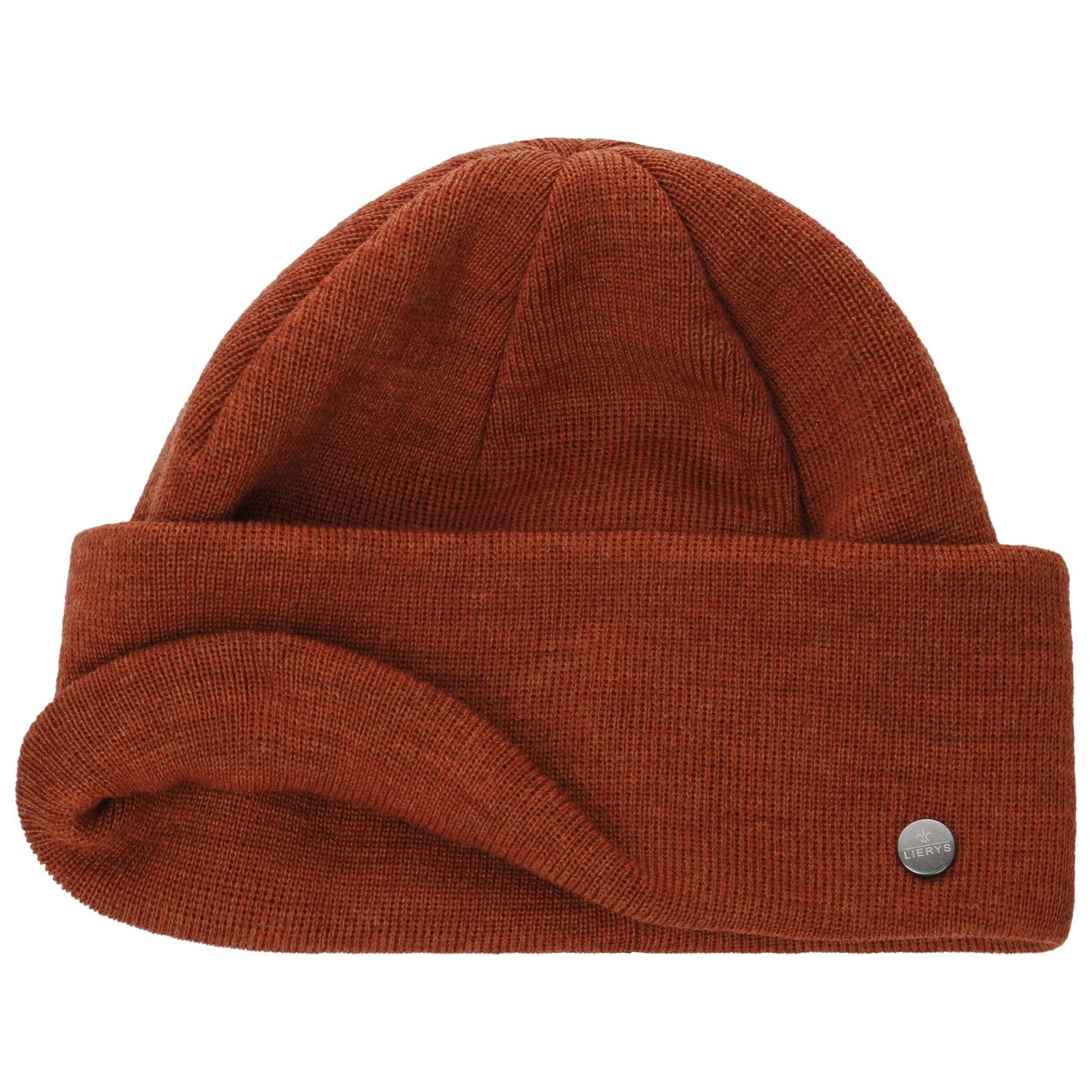 Lierys Merino Wool Fine Knit Docker Hat - Warm & Soft Winter Beanie for Men & Women - Perfect for Outdoor Activities, Hiking, and Cold Weather