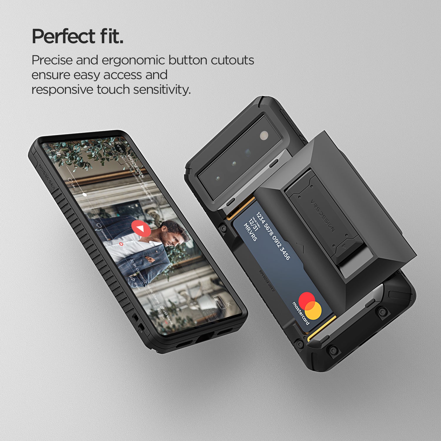 Google Pixel 6 Case - Damda Glide Hybrid Protective Cover [Shockproof & Slim Design] for Everyday Use & Outdoor Activities