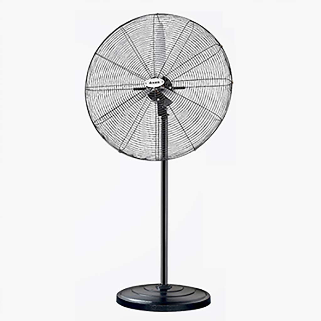 Black Pedestal Fan with Oscillating Movement & Tilt-Back Head - 3-Speed Adjustable Cooling Fan for Office, Home, and Shop Use - Perfect for Bedroom, Living Room, and Workspace (3 Sizes Available)