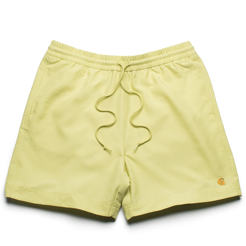 Carhartt WIP Chase Swim Trunk - Quick-Dry Men's Swim Shorts in Arctic Lime | Perfect for Beach, Pool & Water Sports