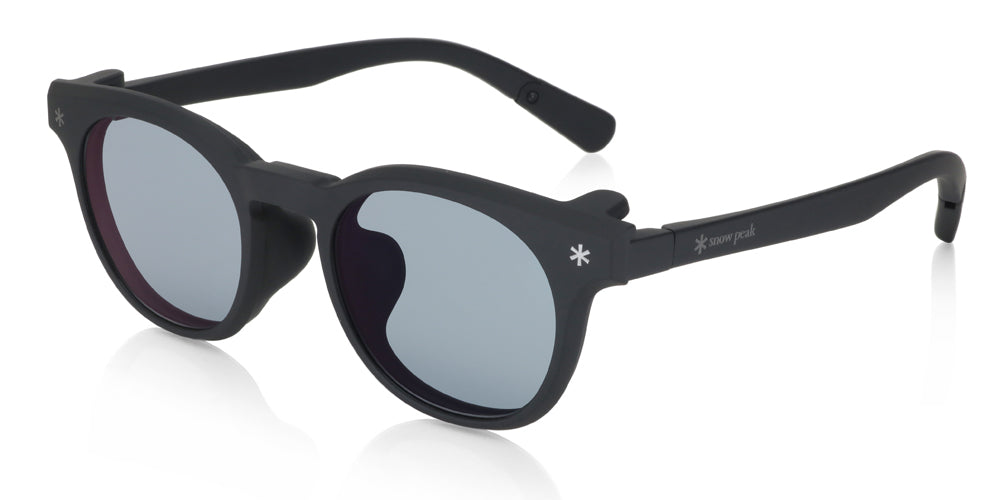 JINS x Snow Peak JINS Switch Flip Up Sunglasses 016 94 - Polarized UV Protection for Outdoor Activities, Hiking, and Driving