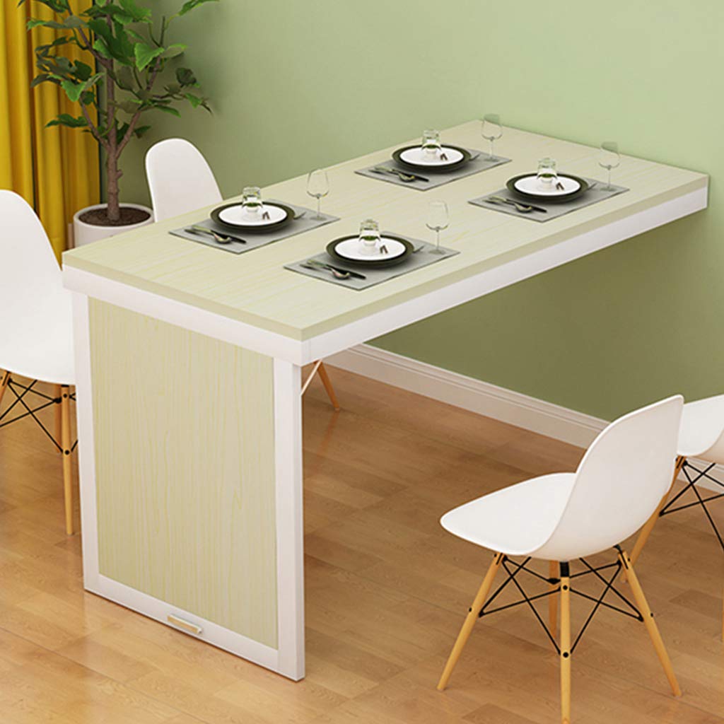 Wall Mounted Folding Desk - Space Saving Foldable Table for Kitchen, Dining, Home Office & Bar | Compact Computer Desk, Workbench & Invisible Wall Table | Perfect for Small Spaces, Apartments & Workspaces