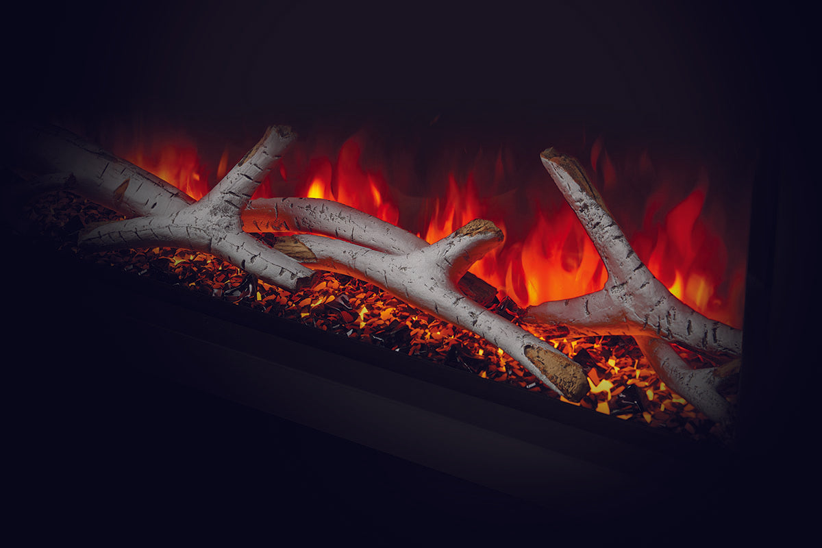 Napoleon Astound 96 Smart Built-In Linear Electric Fireplace - Modern Home Heating Solution for Living Rooms & Bedrooms
